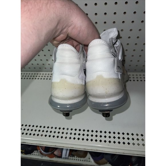 Nike Force Zoom Trout 7 Mens Metal Baseball Cleats Size 7.5 White Gold Black - Picture 3 of 9